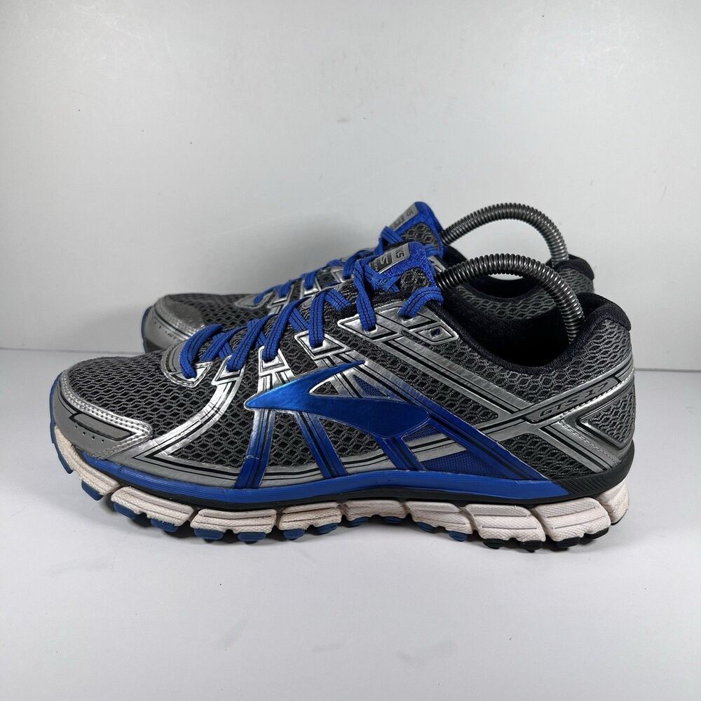 Brooks GTS 17 Blue/Silver Lace Up Running Shoes Sneakers Men's Size 9 - Picture 3 of 8